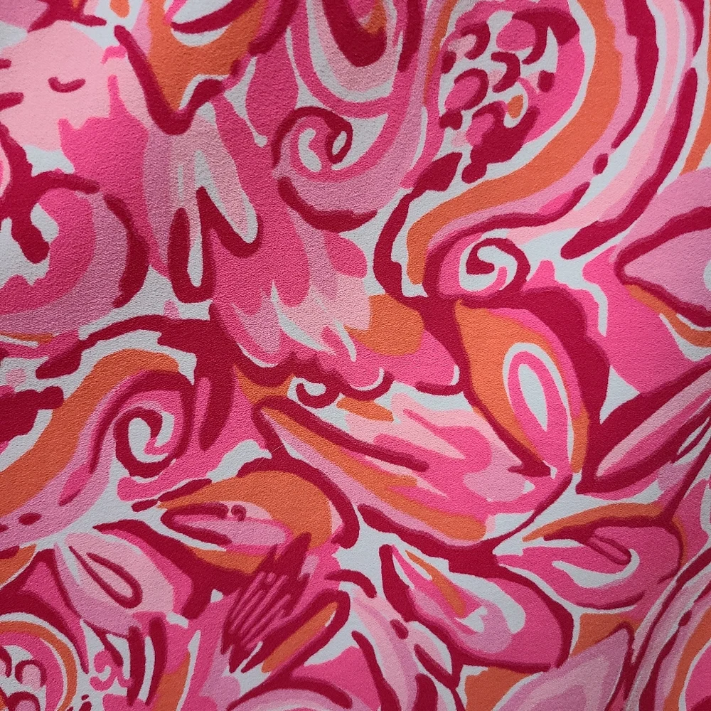 Lilly Pulitzer Pink Multi Floral Print Mini Dress - Picture 11 of 12